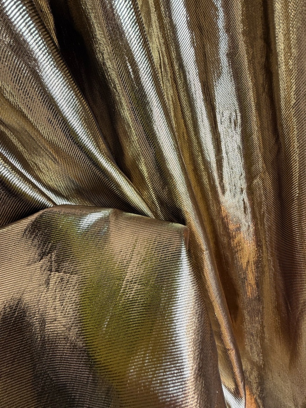 vintage lamé skirt - Picture 4 of 8
